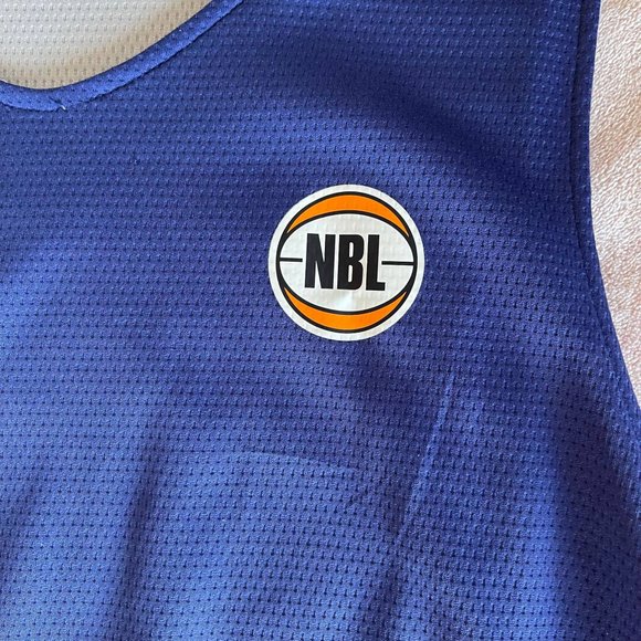 Men's NBA Singlet basketball Jersey Size XL Blue and Grey Reversible - Picture 6 of 8